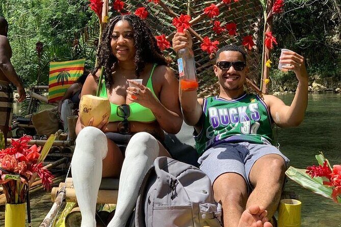 #1 Bamboo Rafting With foot Massage - Guides and the Drive Back: Learning Local Jamaica Matters