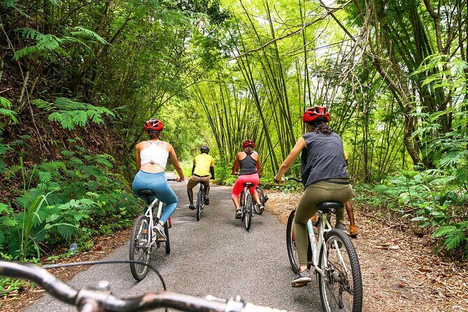 4-Hours Bike, Hike & Waterfall Tour in Blue Mountain with Lunch and Pick Up - Brunch at an open-air cafe on a 200-year-old deck
