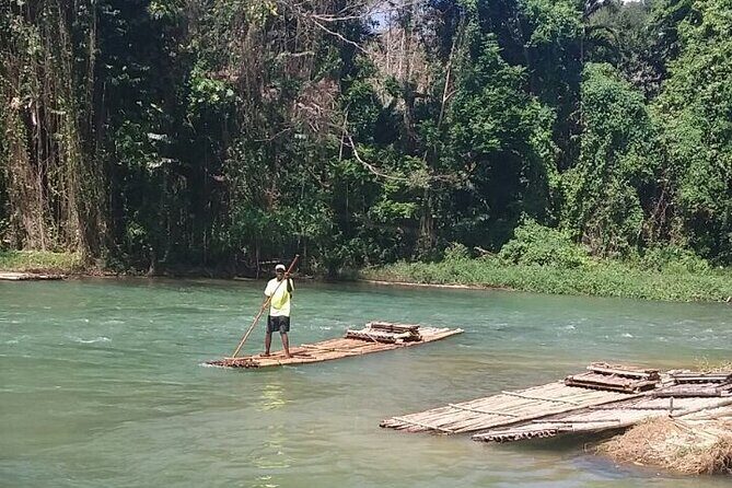 An Evening on the Lagoon: Martha Rafting, Luminous Lagoon and Falmouth Highlight - Martha Brae Bamboo Rafting: Your Slow-Motion River Break