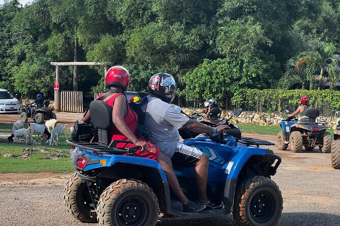 ATV & Bamboo Rafting With Limestone Foot Massage. - On-Site Perks: Food Stops, Coconut Water, Sugar Cane, and Raft-Time Treats