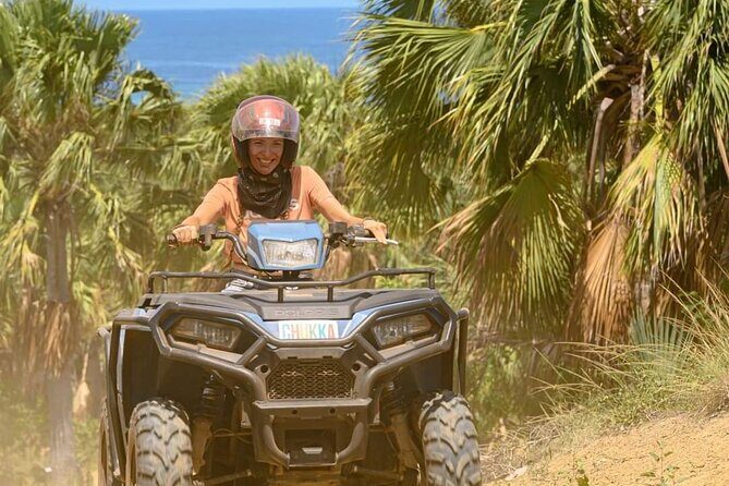 ATV Safari, Zipline Canopy and Horseback Ride Experience - Papillon Cove is the payoff, not just a stop
