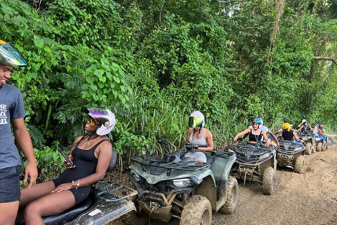 Bamboo Rafting, ATV and Ricks Café in Jamaica Tour - Bamboo rafting on Great River in Hanover Parish