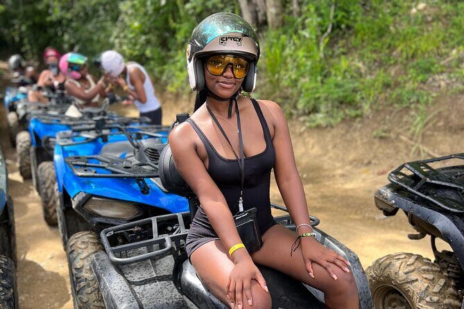 Bamboo Rafting, ATV and Ricks Café in Jamaica Tour - Green Island ATV riding: a real off-road change of pace