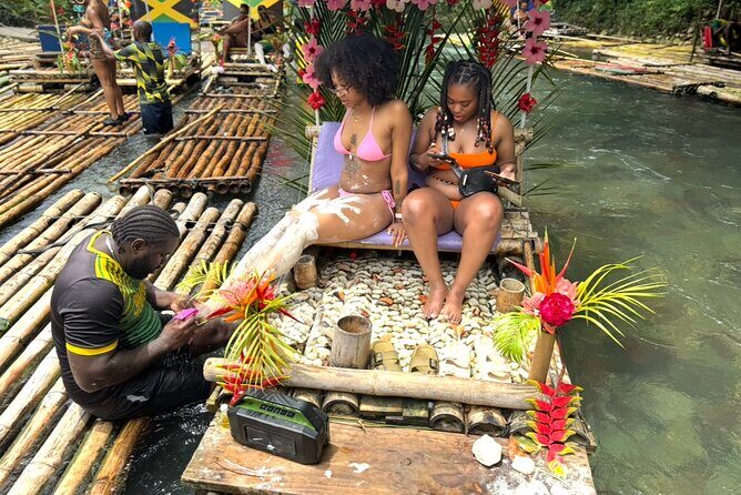 Bamboo Rafting, Catamaran Party Cruise and Snorkeling in Jamaica - Seven Mile Beach Catamaran Party Cruise + Snorkeling: fun with structure