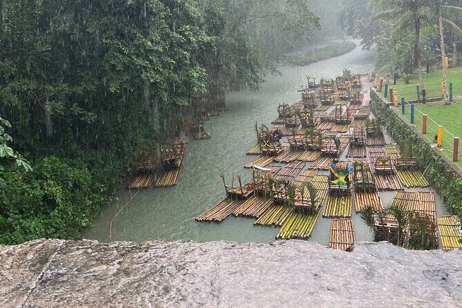 Bamboo Rafting & Clear Kayak Photoshoot Combo in Montego Bay - Limestone foot massage on the raft: the standout comfort factor