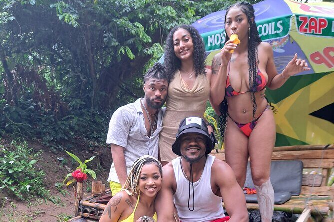 Bamboo Rafting Experience in Jamaica - A Bamboo Raft Down the Great River, Captain in Charge of the Vibe
