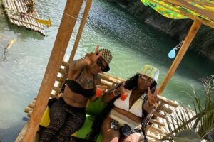 Bamboo Rafting Montego Bay - The assigned captain: safety tips, glamour shots, and the role-play captain moment