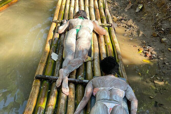 Bamboo Rafting with Limestone Foot Massage Montego Bay - The limestone foot massage stop: relaxing, practical, and different