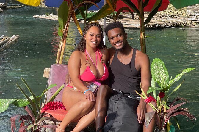 Bamboo Rafting with Limestone Foot massage then Margaritaville. - Food stop: jerk chicken, patties, oxtail, and cool local drinks