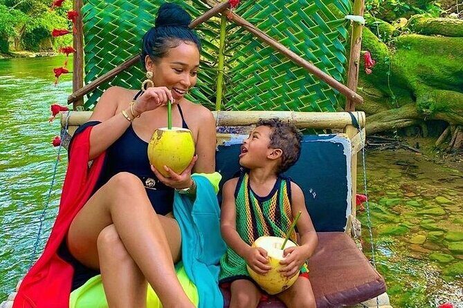 Bamboo River Rafting Limestone Foot Massage & Bottle of Rum Punch - Rum Punch for Birthdays and Special Days (The 750ml Bonus)