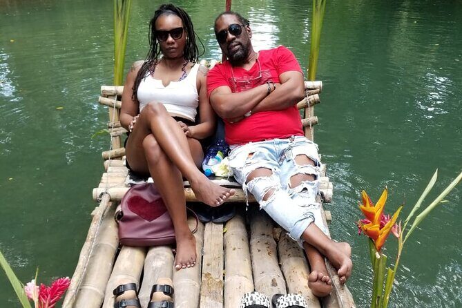 Bamboo River rafting with Limestone massage - Refreshments on the Raft: Coconuts, Red Stripe, and Casual Caribbean Comfort