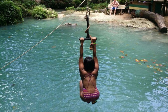 Blue Hole and Dunn's River Falls from Montego Bay - Scotchies and lunch timing: eat jerk chicken without derailing the day