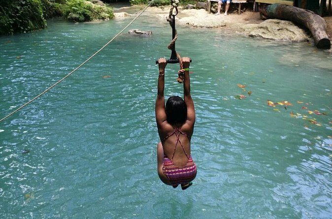 Blue Hole and Dunn's River Falls Tour from Montego Bay - Dunn’s River Falls: The 180-Foot Climb and White Sand Beach Time