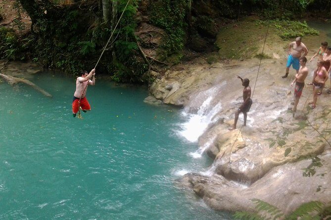 Blue Hole, Dunn's River Falls Luminous Lagoon Excursion From Montego Bay - Lunch break reality: you’ll pay for food on your own