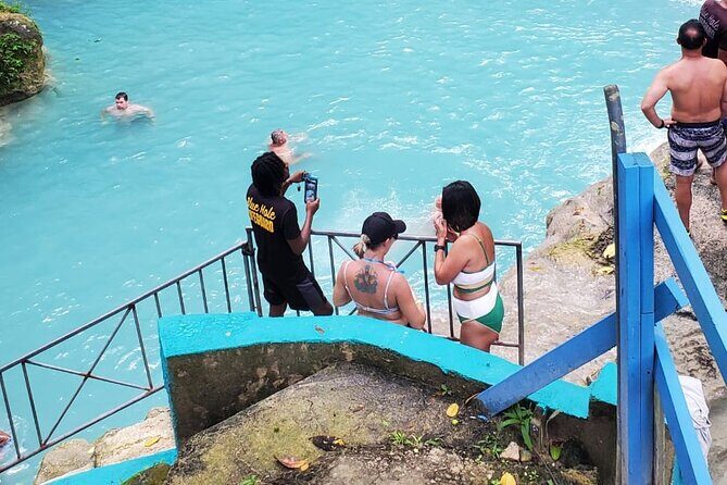 Blue Hole Falls & Ocho Rios from Montego Bay & Falmouth Jamaica - Water Shoes, Towels, and Sturdy Footing