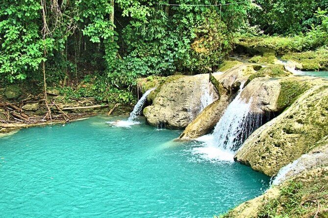 Blue Hole & Konoko Falls Park Combo Tour from Montego Bay - Blue Hole first: what your water day really includes