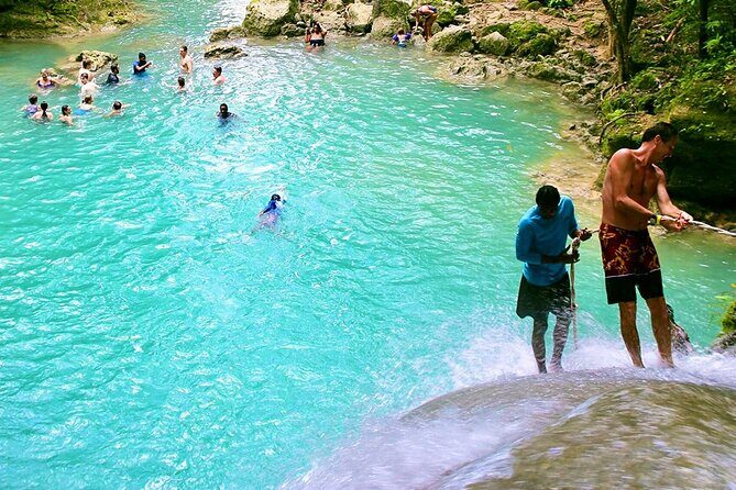Blue Hole & Konoko Falls Park Combo Tour from Montego Bay - Your guide really shapes the vibe: Kevin and Kuran highlights
