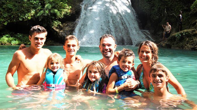 Blue Hole & Secret Falls Day-Trip with Shopping from Grand Palladium - Blue Hole: mineral water, cliff jumps, and Tarzan ropes without the fuss