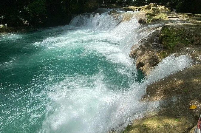 Blue Hole, Secret Falls & River Rapids Tubing from Montego Bay - Alcohol included, but it’s still a road-and-water day