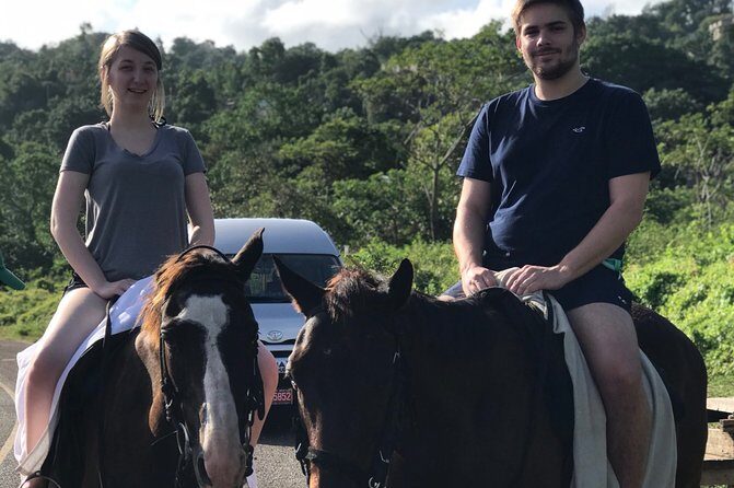 Blue hole waterfalls + horseback riding from Montego bay - Key highlights you’ll actually feel