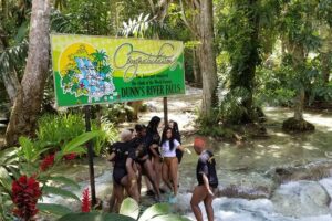 Chuck Norris Secret Falls and Dunn's River Falls - Dunn’s River Falls: the classic climb, guide help, and a calmer side route