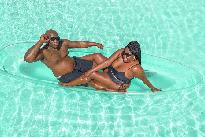 Clear Kayak Beauty Photoshoot Montego Bay Jamaica - Posing help that keeps the pace moving