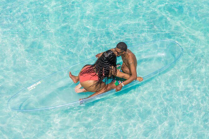 Clear Kayak Drone Photoshoot in Jamaica - Clear-Bottom Kayaks + Drone Photos in Montego Bay