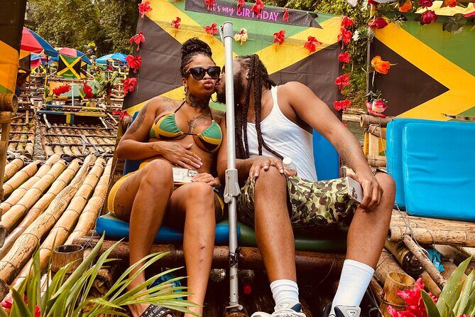 Customized Bamboo Rafting Limestone Massage with Coconut Water - Bamboo rafting with music and Jamaica history on the river