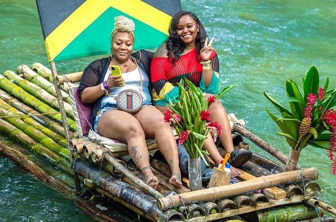 Dunn's River Falls , Bamboo Rafting & ATV Ride from Montego Bay - Bamboo rafting on the White River: calm waters, active timing