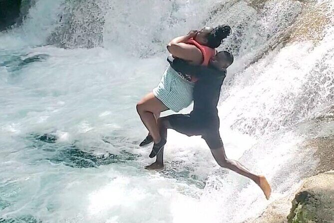 Dunns River Falls & Blue Hole Combo from Montego Bay with Pick Up - The Blue Hole: where the day turns from driving to action