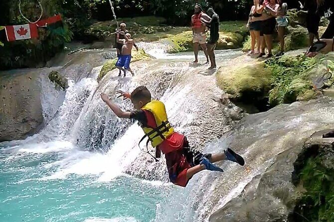 Dunns River Falls & Blue Hole Combo from Montego Bay with Pick Up - Secret Falls hike: rainforest steps with a calmer reward