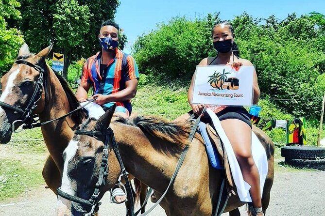 Dunn's River Falls Climb, Zipline and Horseback Riding Private Tour - Zipline over the canopy: fun, views, and the safety-first vibe