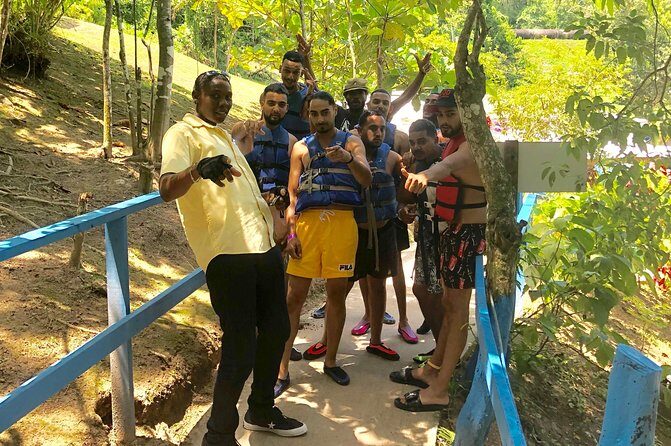 Explore Montego bay Jamaica toMartha Brae Rafting &Blue Hole Tour - Blue Hole River/Falls: swimming, rope swing, and falls jumping