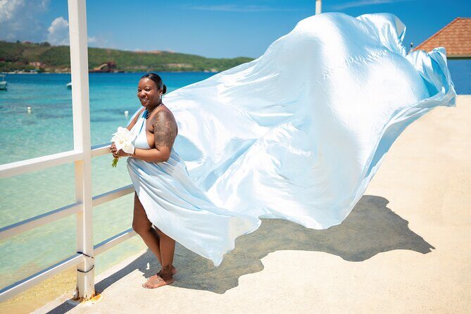 Flying Dress Photoshoot in Jamaica - The 1-Hour Photoshoot Flow: From Dress to Pose Ideas