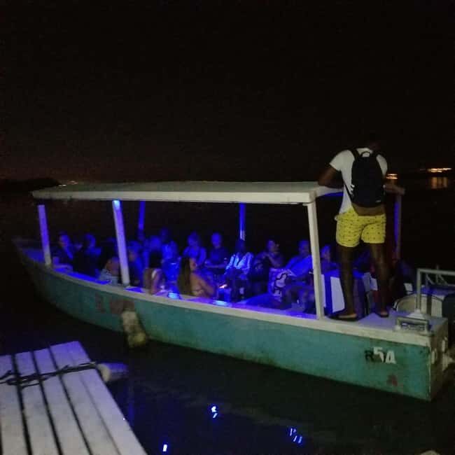 From Montego Bay: Luminous Lagoon Boat Tour with Transfer - On the Water: Boat Trip and When the Glow Starts
