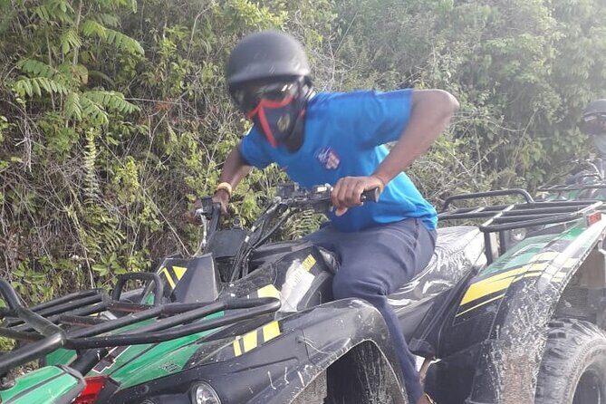 Full Day ATV, Ricks Café, Beach and Shopping Tour from Montego Bay - Green Island ATV: Forestry Trails, Mud Puddles, and Obstacle Sections