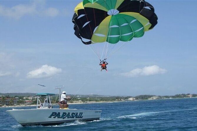 Grate River Rafting with Limestone Massage, Jet Ski and Parasailing combo tour - Tropical Bliss Beach: Jet Skiing and Parasailing, Plus a Real Safety Briefing