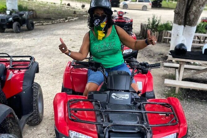 Great River Bamboo Rafting with Limestone Foot Massage and ATV from Montego Bay - Pickup, WiFi, bottled water, and lunch: what makes the day feel easy
