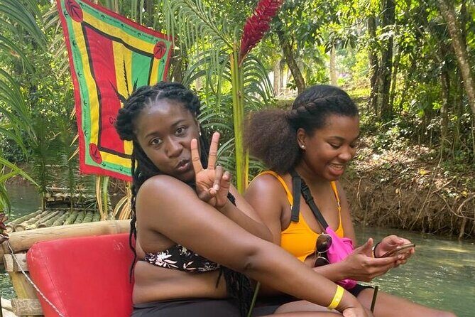 Great River Rafting With Limestone Massage From Montego Bay - The river part: rafting as scenery, not just a ride