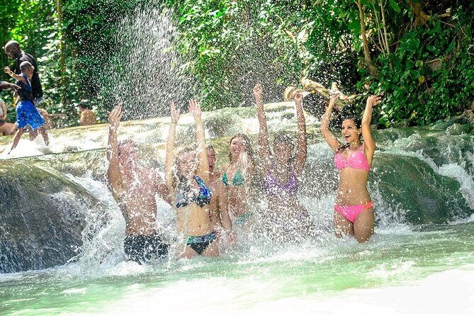 Green Grotto Caves and Dunn's River Falls Guided Tour with Admission - Dunn’s River Falls: the human chain climb (and how to prepare)