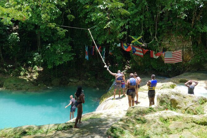 Horseback Ride, Bamboo Rafting and Bluehole/Secret Falls Tour from Montego Bay - Stop 2: Blue Hole and Secret Falls (About 2 Hours)