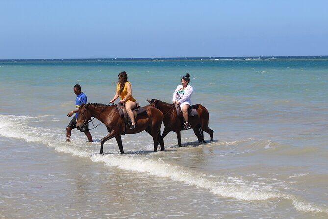 Horseback Ride & Swim Jamaica/Montego Bay - Guides Who Ride With You and Help With Photos