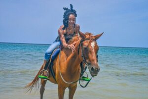Horseback riding & bluehole secret falls from Montego Bay - Blue Hole secret falls: rope jumps, swings, and cave pools