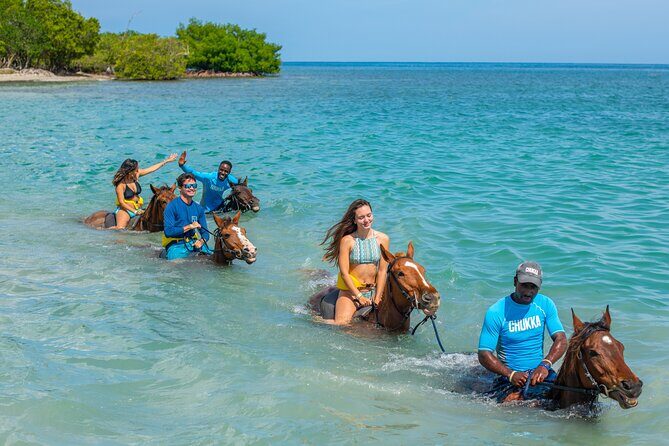 Jamaica All-Access Adventure Pass at Ocean Outpost - Horseback Ride ’N’ Swim: a sea-side thrill with real limits