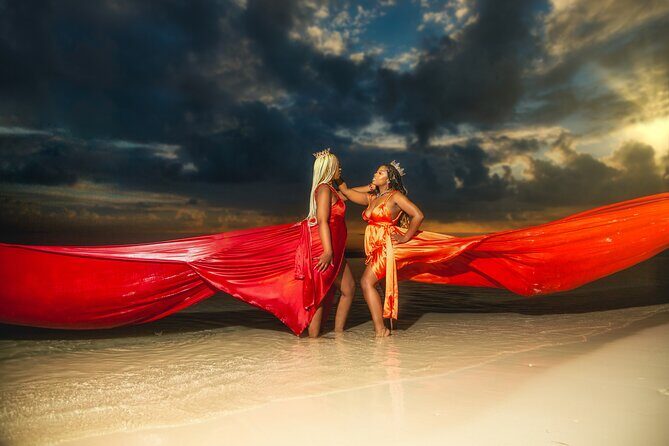 Jamaica Flying Dress Photoshoots - What the Photoshoot Looks Like in Practice