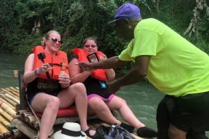 Jamaica Martha Brae Bamboo Rafting with Bus Transportation - Your Two-Person Raft: Captain, Lifejackets, and Photo Moves