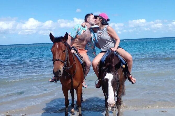 Kennedy's Horseback riding, Blue Hole and Secret Falls from Montego Bay - St. Ann’s Bay horseback riding: woods, then the Caribbean