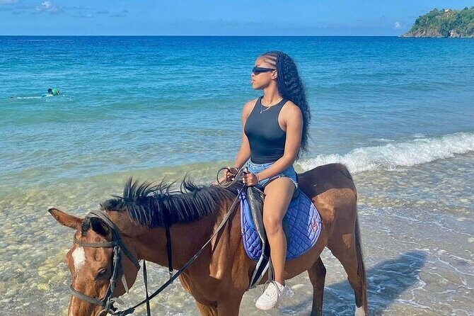 Kennedy's Horseback riding, Blue Hole and Secret Falls from Montego Bay - Blue Hole and Secret Falls: hiking, jumping, and real water conditions