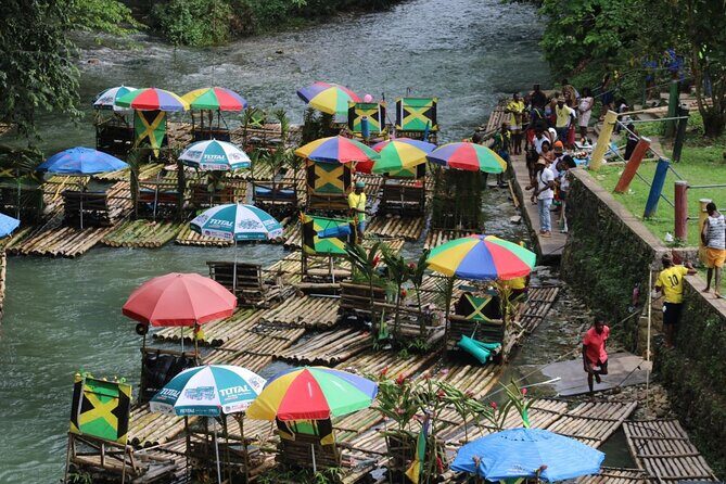 Lethe Bamboo River Rafting and Limestone Foot Massage Experience - Usain Bolt’s Tracks and Records restaurant: quick photos and shopping time
