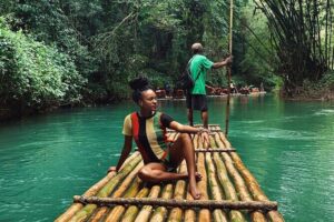 Martha Brae Bamboo Rafting Experience From Montego Bay - The raft ride itself: what you’re doing for that “one hour”